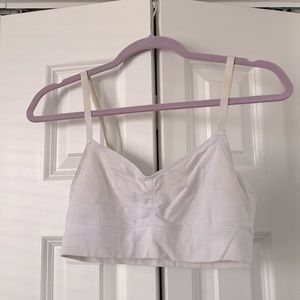 Aerie white comfy bralette